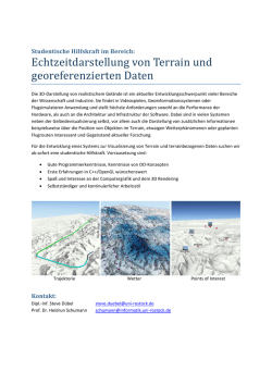 Echtzeitdarstellung Terraindaten