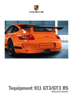Tequipment 911 GT3/GT3 RS
