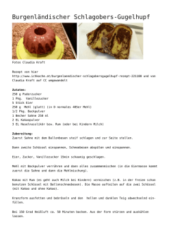 Burgenländischer Schlagobers-Gugelhupf