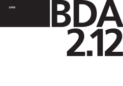 BDA 2.12.indd - Bund Deutscher Architekten