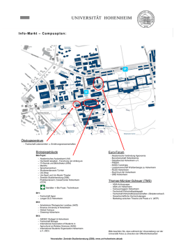 Herzlich willkommen an der Universit&auml;t Hohenheim