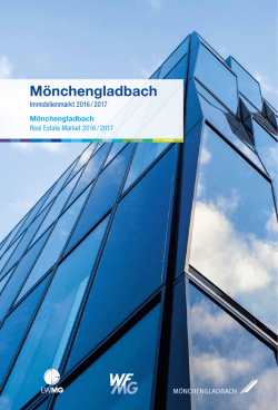 Immobilienmarktbericht M&ouml;nchengladbach 2016-2017