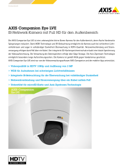 AXIS Companion Eye LVE