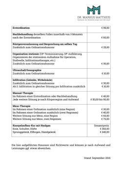 Honorarliste