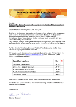 Info - Pensionistenverein Energie AG