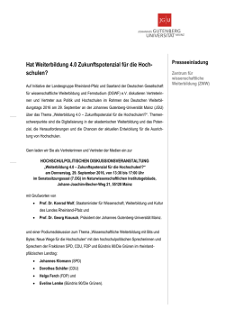 Hat Weiterbildung 4.0 Zukunftspotenzial f&uuml;r die Hoch