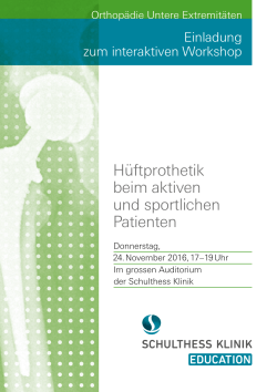 Program - Swiss Orthopaedics