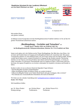 Hochbegabung &ndash; Ger&uuml;chte und Tatsachen