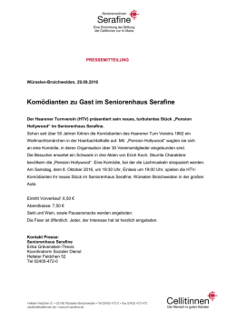 Infos - Seniorenhaus Serafine