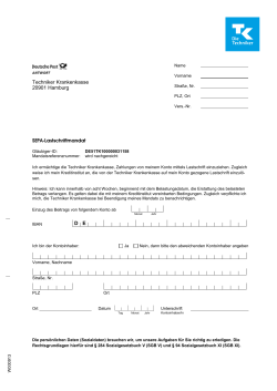 SEPA-Lastschriftmandat (PDF, 69 KB )