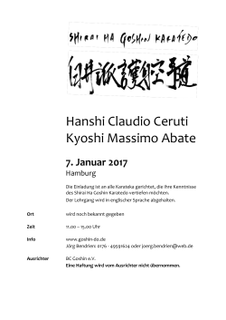 Hanshi Claudio Ceruti Kyoshi Massimo Abate - Goshin-Do