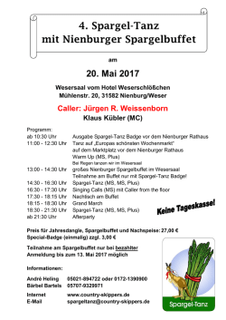 Flyer Spargel-Tanz 2017