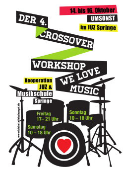 4. Crossover-Bandworkshop - Springe