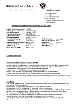 HL - 8002 Zusatzdokument - Zoll