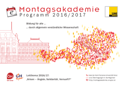 Programm 2016/2017 - TIZ