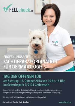 Info-Poster - Dr. Kreil-Ouschan Dr. Kreil