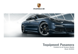 Tequipment Panamera - Porsche Zentrum Aargau
