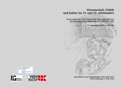 Programm - Universität Wien