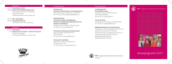Jahresprogramm 2017 - Thurgauischer Katholischer Frauenbund