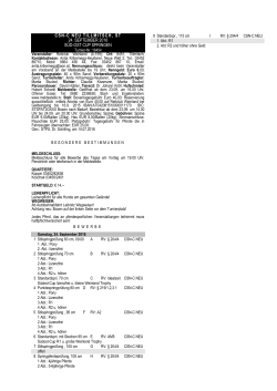 Ausschreibung - Reitclub Weinland