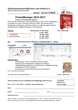 FinanzManager 2016 /2017