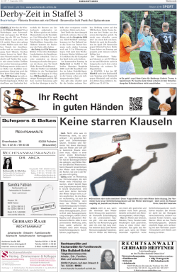 Ihr Recht in guten H&auml;nden