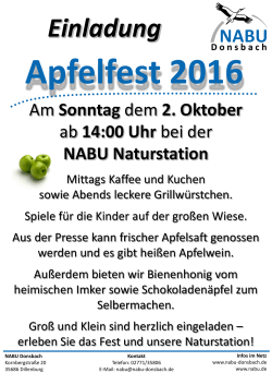 2. Oktober - NABU Donsbach