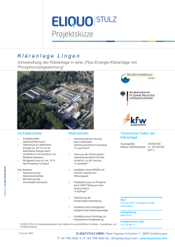 Kläranlage Lingen - ELIQUO STULZ GmbH