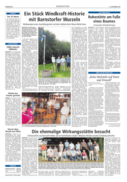 Ein St&uuml;ck Windkraft-Historie mit Barnstorfer Wurzeln