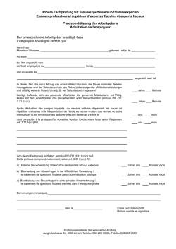 H&ouml;here Fachpr&uuml;fung f&uuml;r Steuerexpertinnen und Steuerexperten