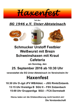 Info - SG Unter