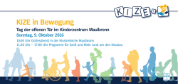 Herzliche Einladung zum Tag der offenen T&uuml;r am 9. Oktober