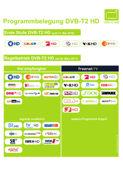 Stand September 2016 - DVB