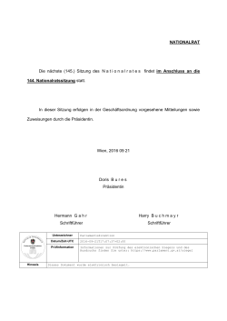 Tagesordnung / PDF