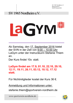 LaGym - SV Nordheim eV
