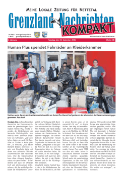 Human Plus spendet Fahrr&auml;der an Kleiderkammer