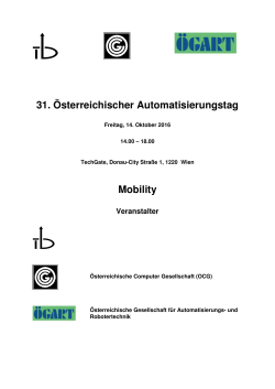 31. Österreichischer Automatisierungstag Mobility