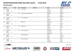 Metzeler RL-Cup Rennen 5 - Reinoldus Langstrecken-Cup