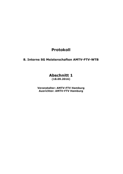 SG Meisterschaften - AMTV