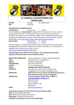 Infos - HC Romanshorn