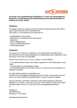 eine_n QM Beauftragte_n