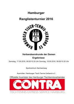 Ergebnisse Damen 1.Tag - TT