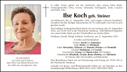 Ilse Koch geb. Steiner