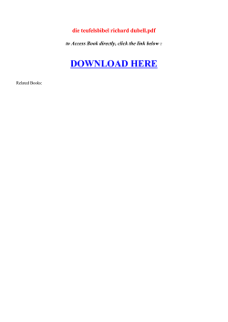 die teufelsbibel richard dubell pdf
