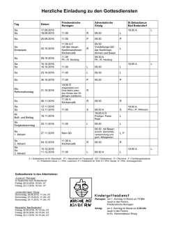Gottesdienst