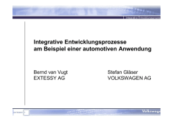 Integrative Entwicklungsprozesse am Beispiel einer automotiven