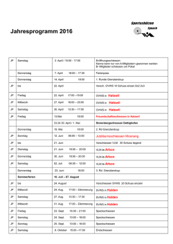 Jahresprogramm 2012 - sportschuetzen