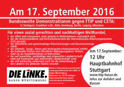 Am 17. September 2016