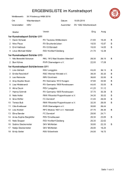 Ergebnisliste - Hallenrad.de