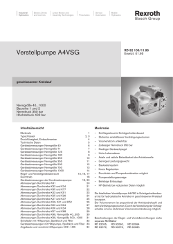 Verstellpumpe A4VSG - Amazon Web Services